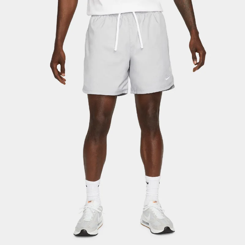 Nike Sport Essentials Woven Lined Flow Shorts Light Smoke Grey / White